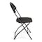 Atlas Commercial Products TitanPRO Fanback Plastic Folding Chair, Black FPFC2BK - alternate 3